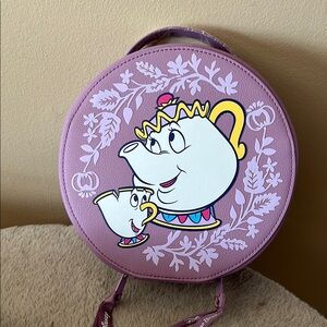 Vera Bradley disney Mrs Potts and chip cosmetic bag NWT